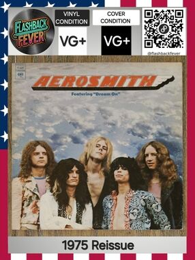 AEROSMITH•Aerosmith•US 1975 (#PC 32005) Santa Maria Press, Reissue